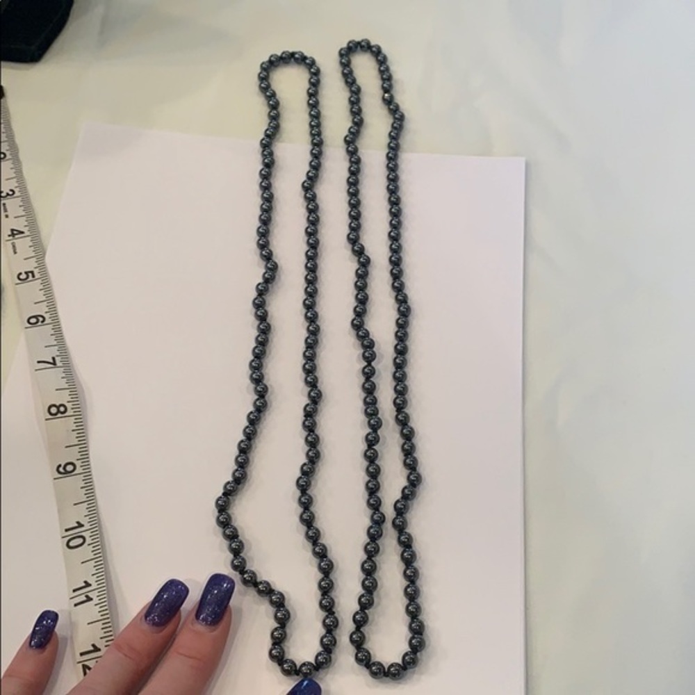 Hematite individual knotted 2 strands quality - Picture 5 of 6